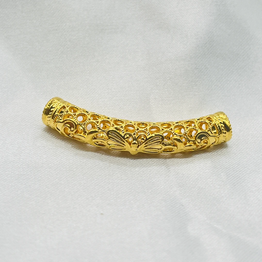 足金饰品/镂空蝴蝶弯管/0.92/1B5C2126/h