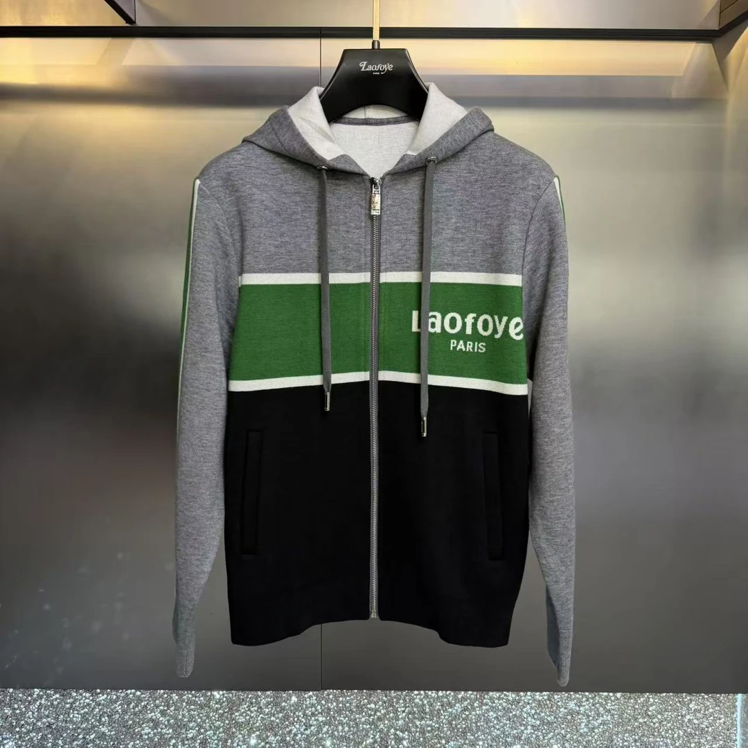 【VanJazny】QC高端男士潮流百搭休闲针织开衫F76023w051