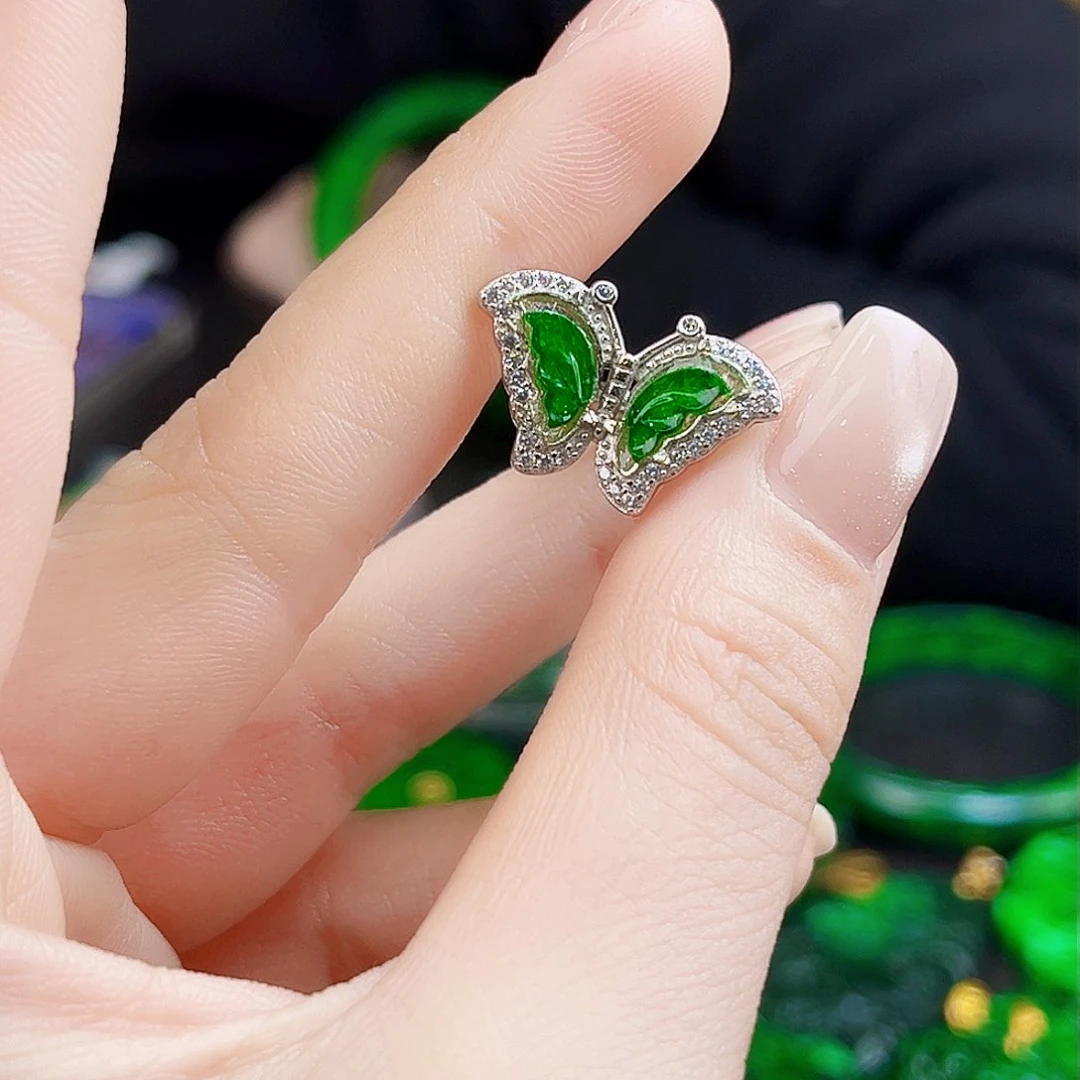 颈饰银S925镶嵌翡翠多样性