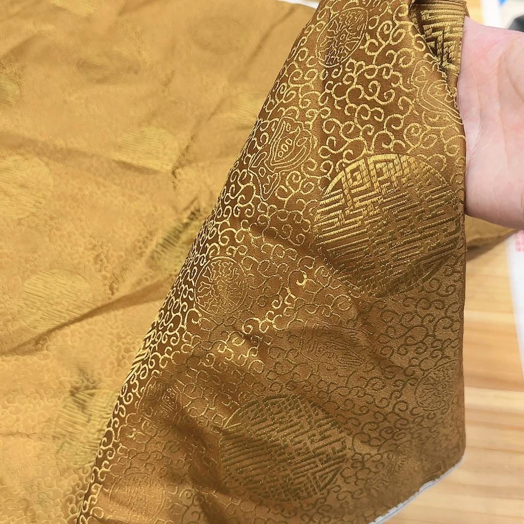 织绣交织真丝织锦缎 一米7*70cm