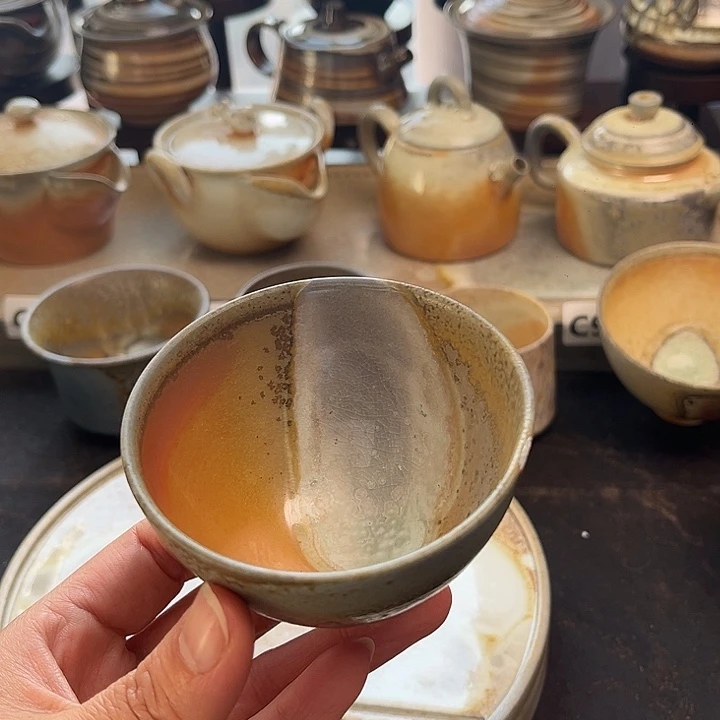 茶盏柴烧茶具柴烧茶具