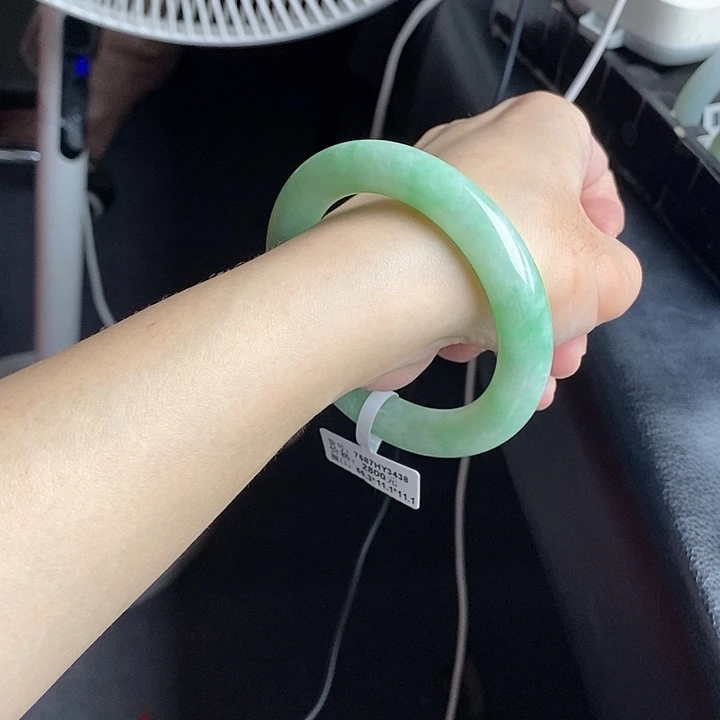 未镶嵌手镯翡翠56➕圆条