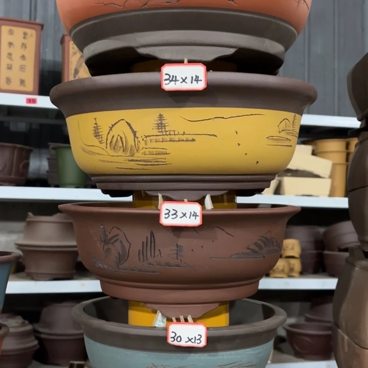 花盆紫砂100-4。