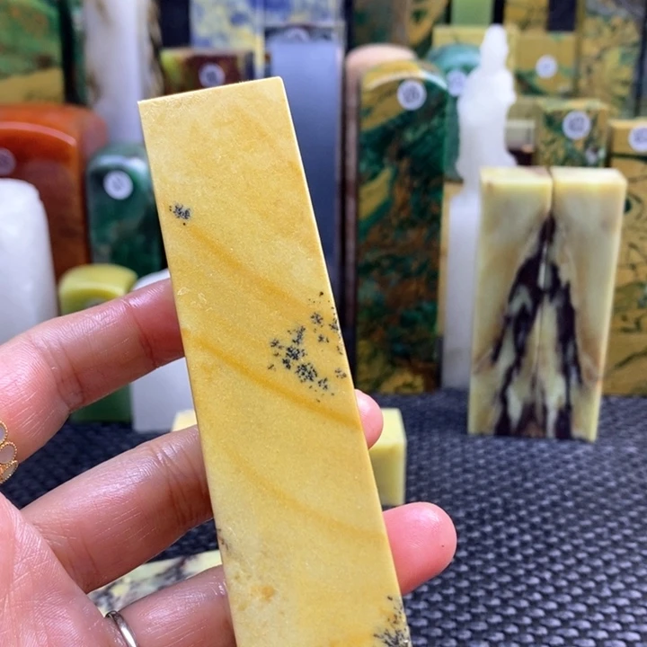 四川石青*瓷青田石印章石