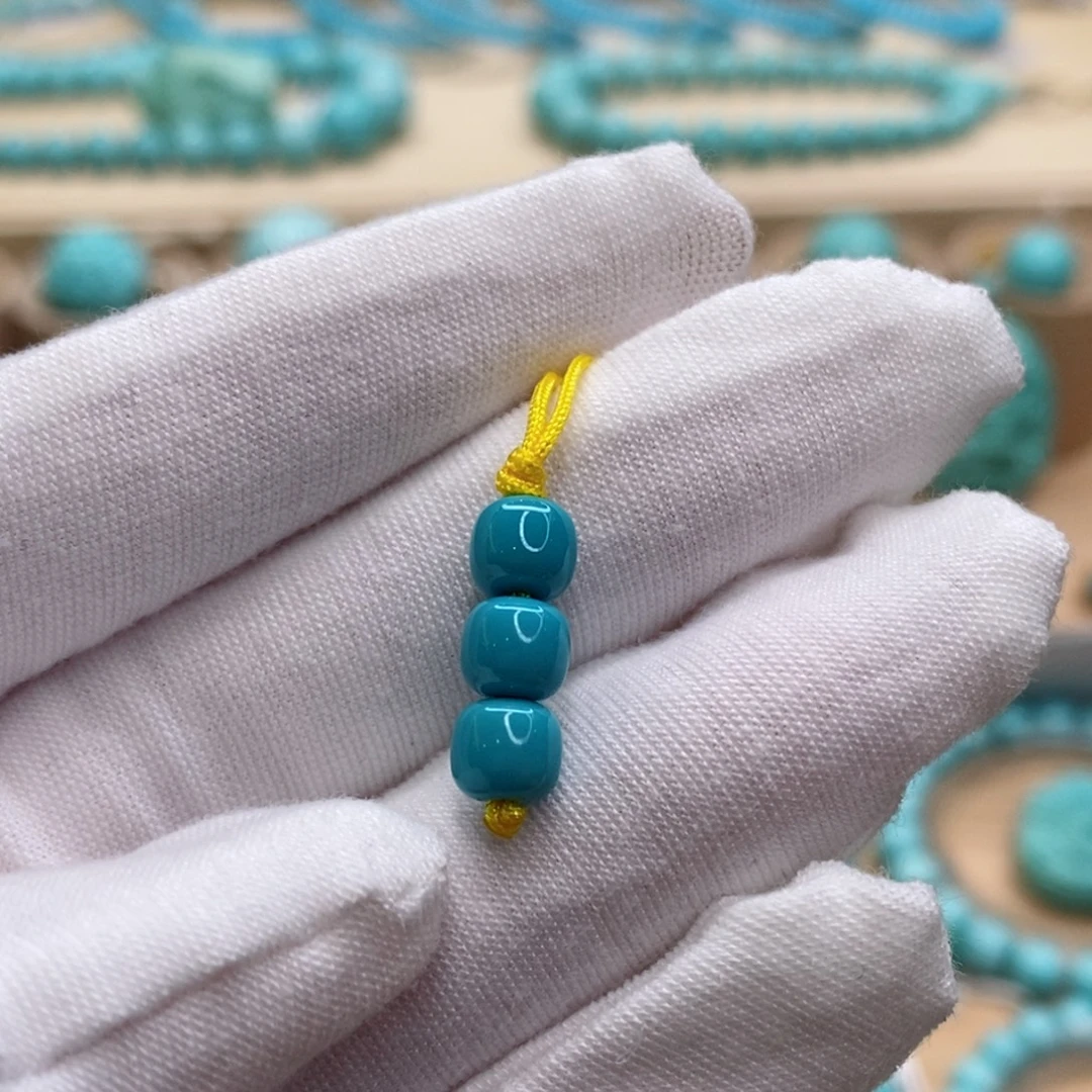 绿松石未镶嵌珠宝奇石6mm