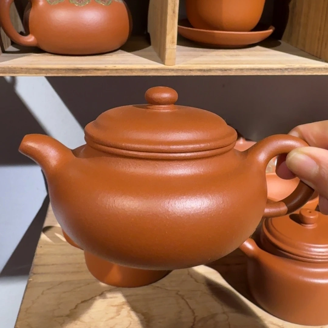 朱泥茶壶190毫升左右