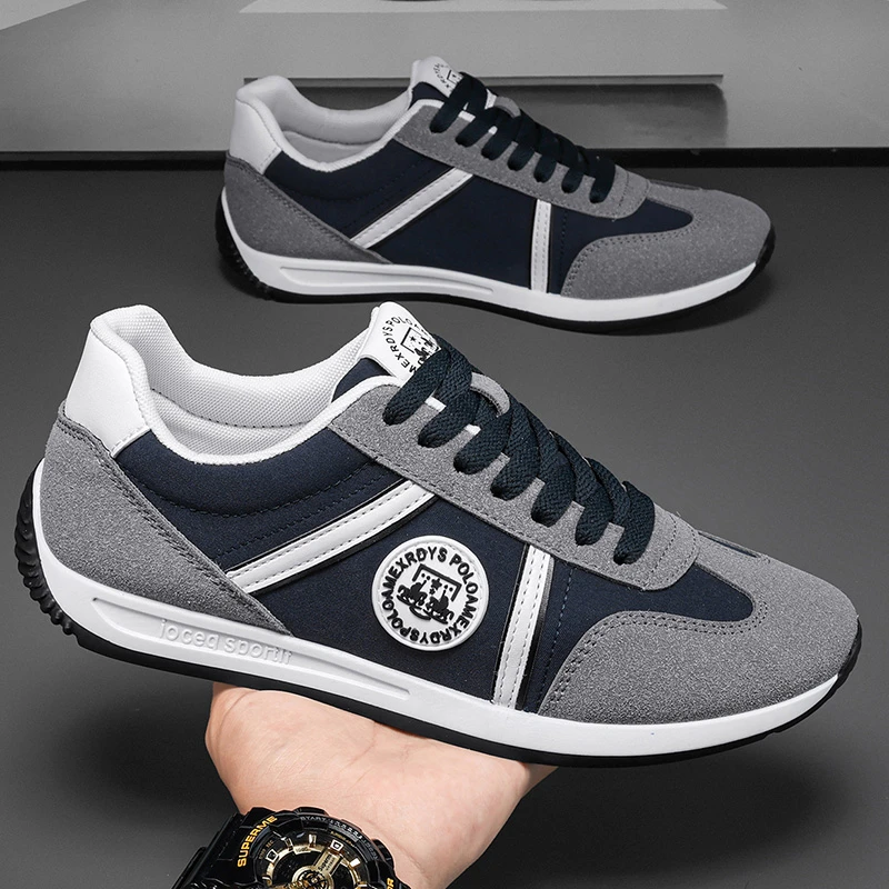 【现货秒发】男鞋新款透气防滑阿甘休闲鞋男士轻便软底跑步运动板鞋