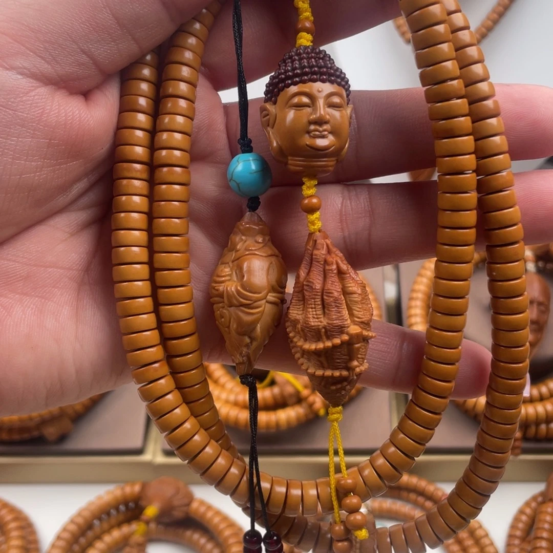 一***一核桃手串/手链橄榄核核尖288