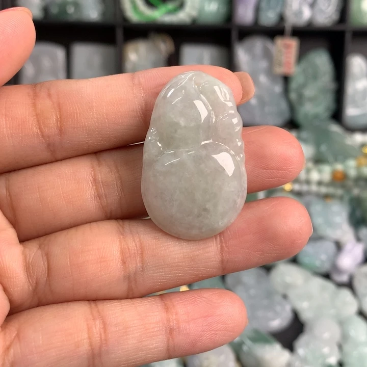 爱***子翡翠未镶嵌颈饰11