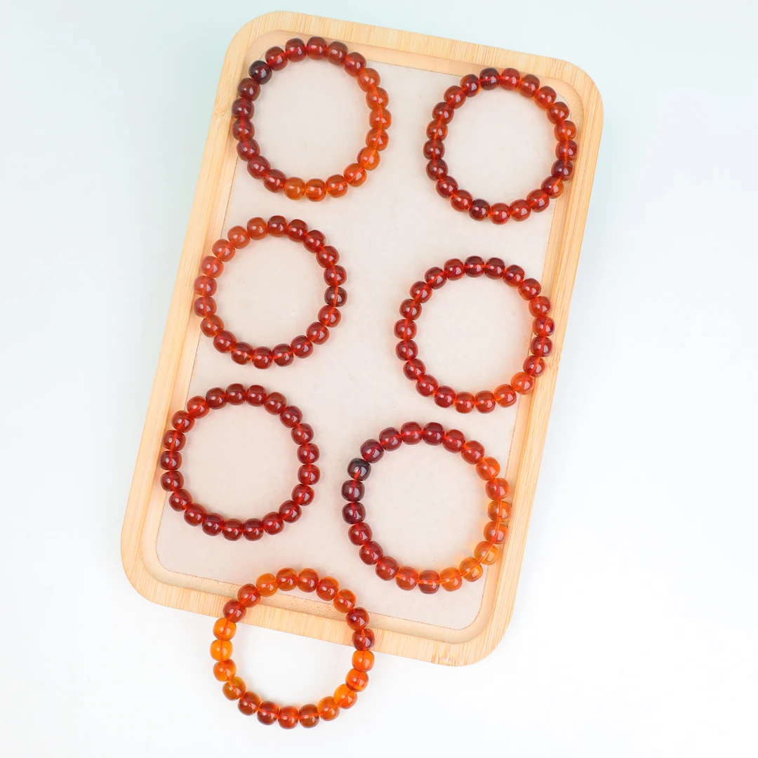 【琪琪珠宝】时尚精美缅甸珀老型手串——多样性发货发其一