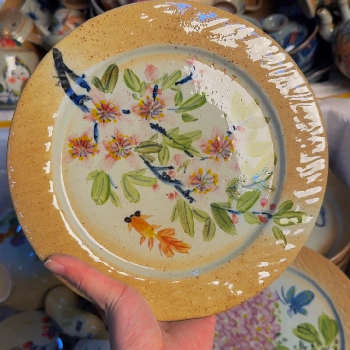 瓷片景德镇陶瓷手工手绘