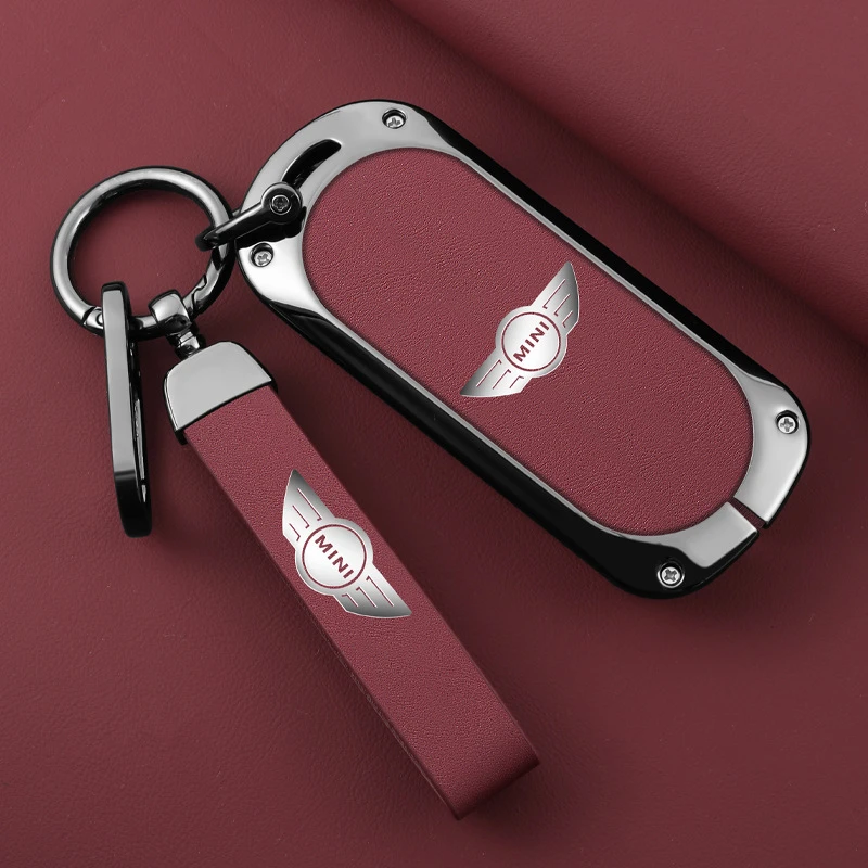 适用于宝马mini钥匙套countryman cooper one壳迷你clubman金属包