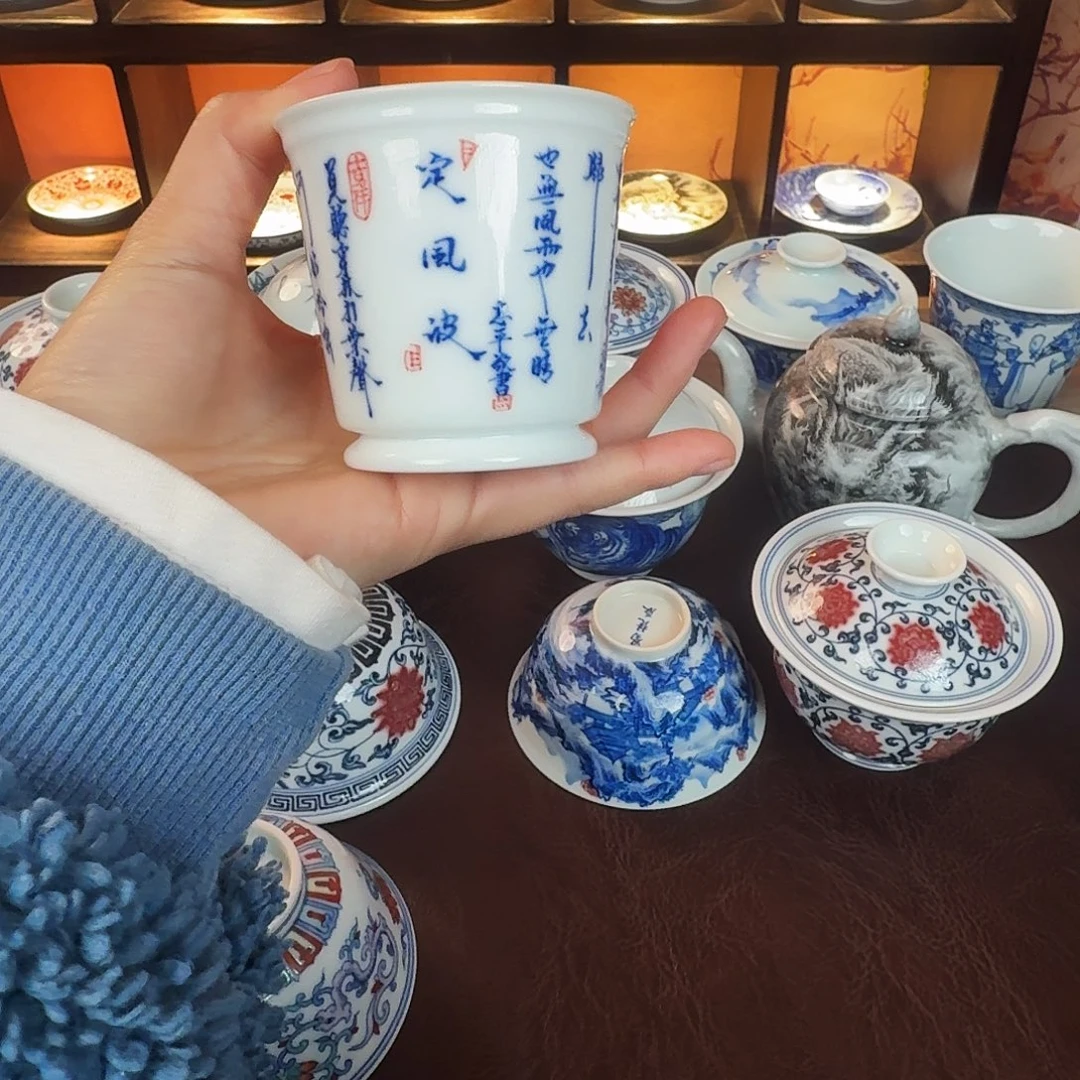 景德镇陶瓷手绘作品