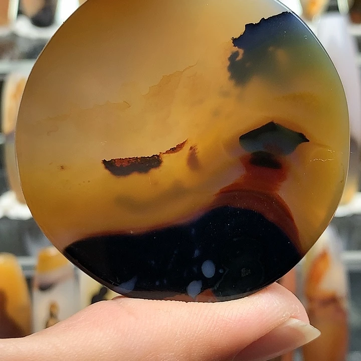 玛瑙/玉髓颈饰未镶嵌096