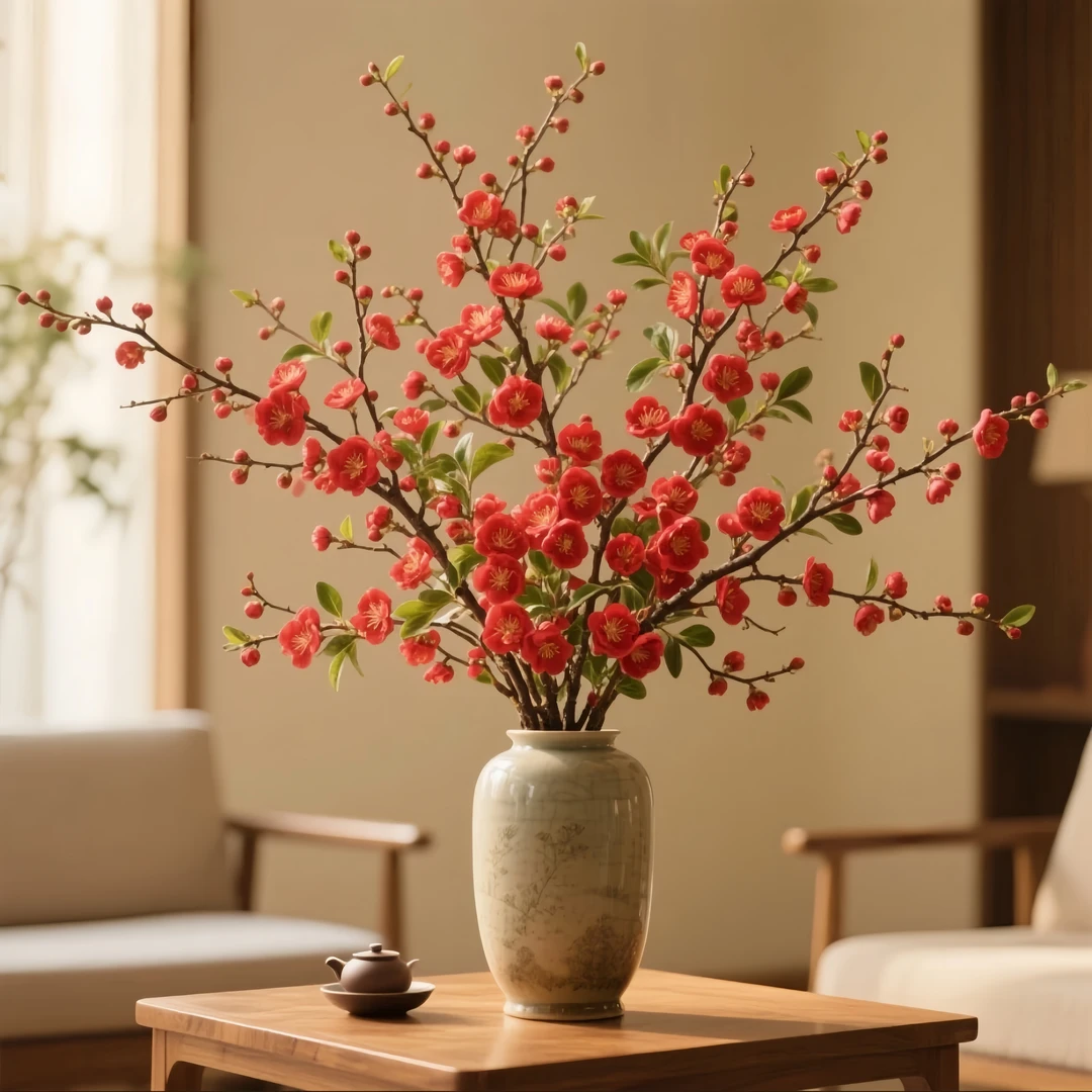 【遇水开花】水培梅花枝花卉绿植盆栽冬季室内懒人植物耐寒四季开花