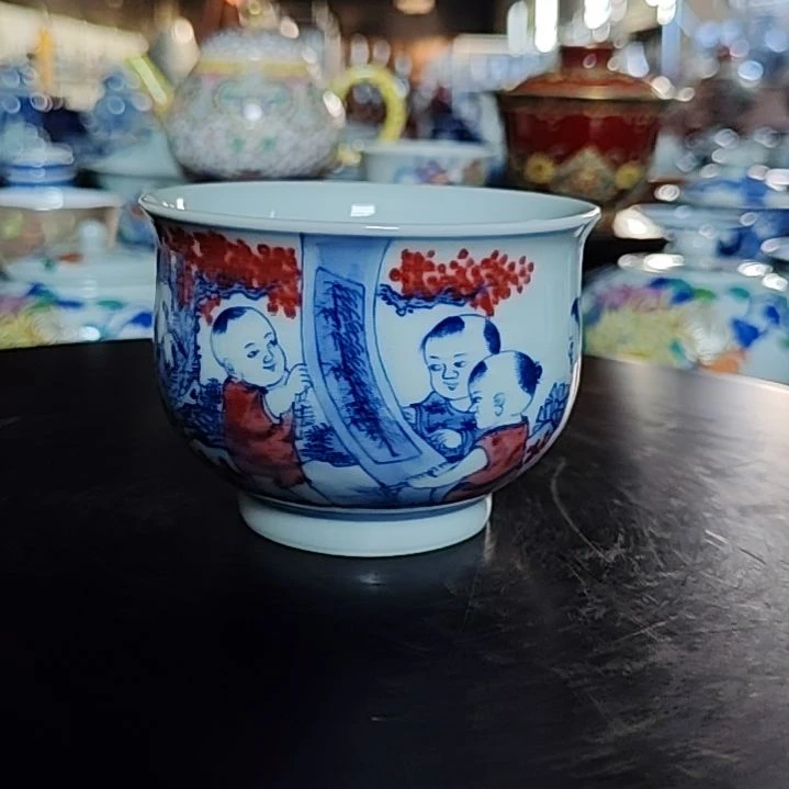 L***y景德镇陶瓷茶具套装摆件