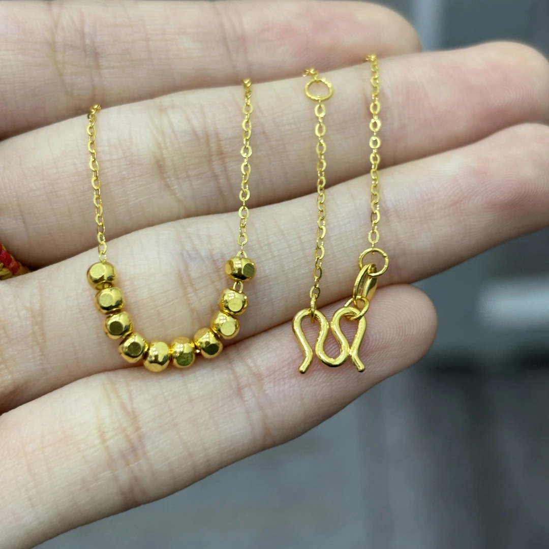 方糖套链足金999