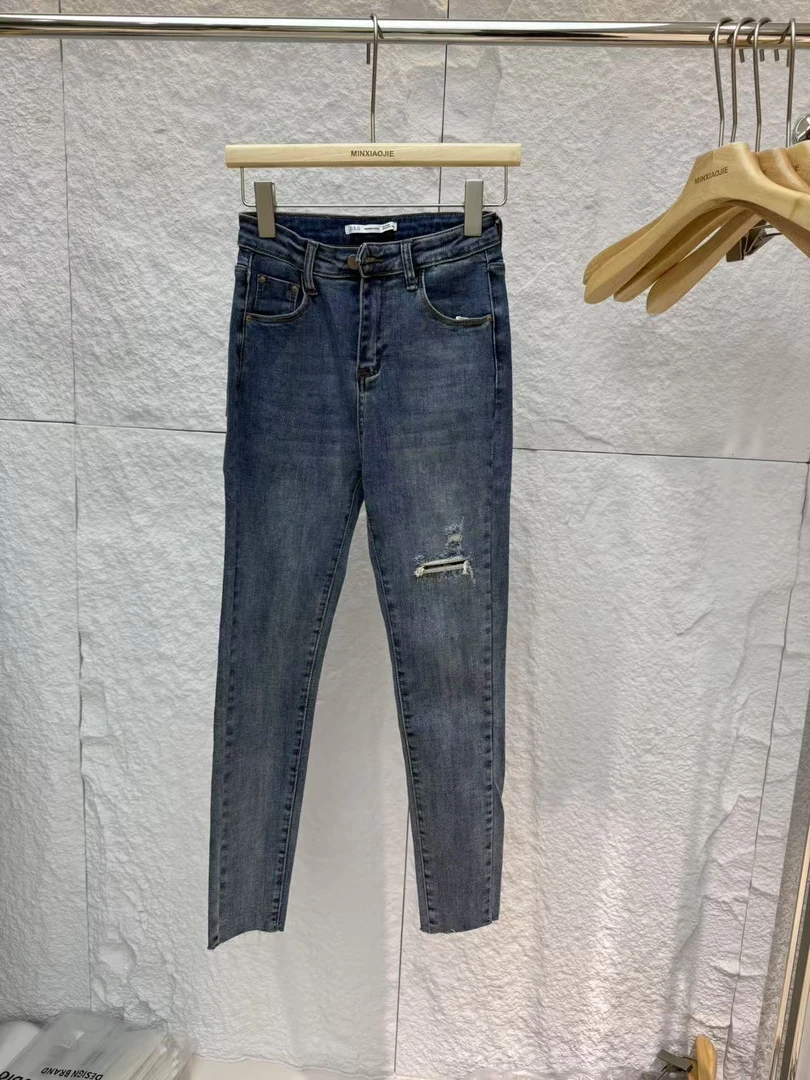 6678#春款牛仔裤