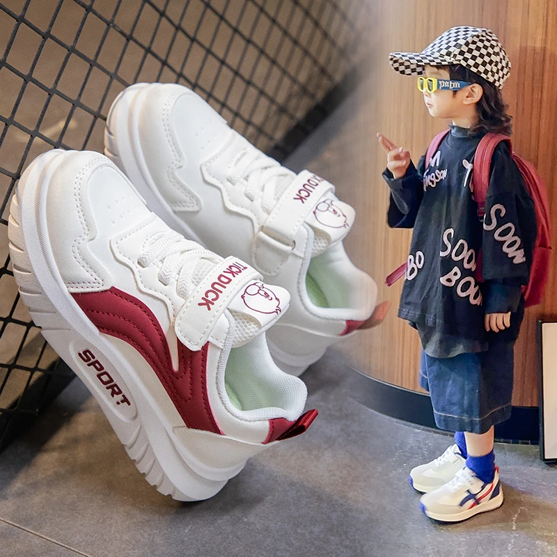 女童鞋子儿童小白鞋2025新款春季软底女孩休闲百搭运动鞋学生板鞋