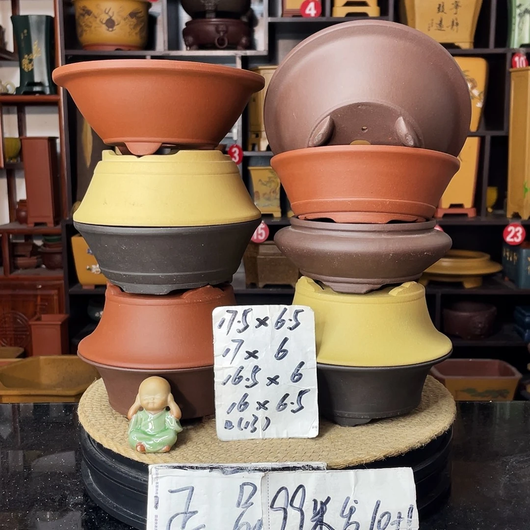 紫砂D-婉秋紫砂花盆