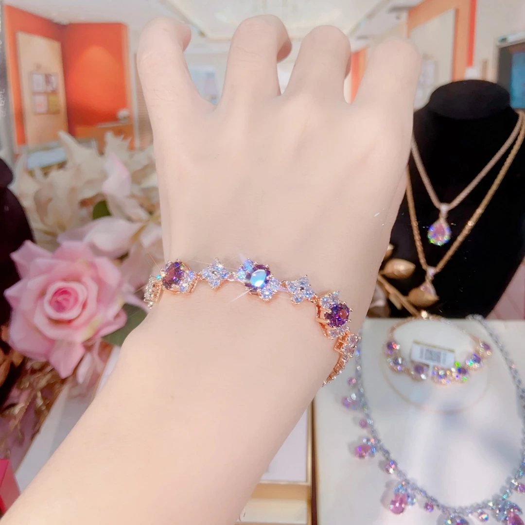 ★九紫爆款【立减100元】巨闪豪镶漂漂欧美巨惠必抢恋人气质手链