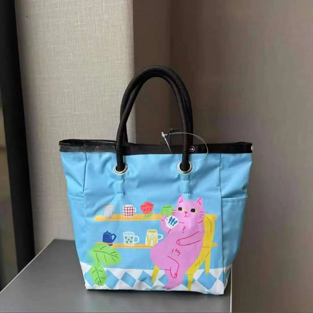 T509   LOGO英文不同手提包女字母印1114下午茶猫猫