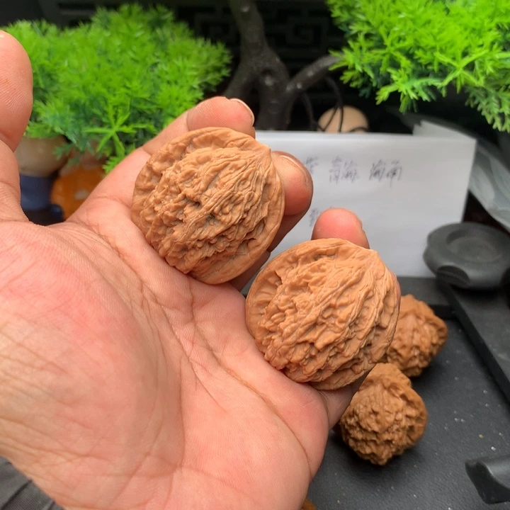 吊坠文玩核桃40虎头