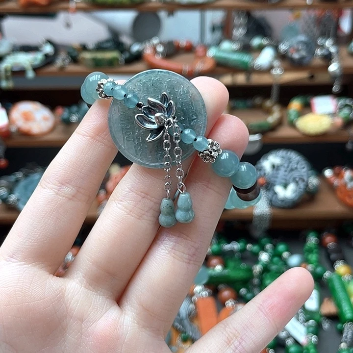 翡翠未镶嵌手链饰品