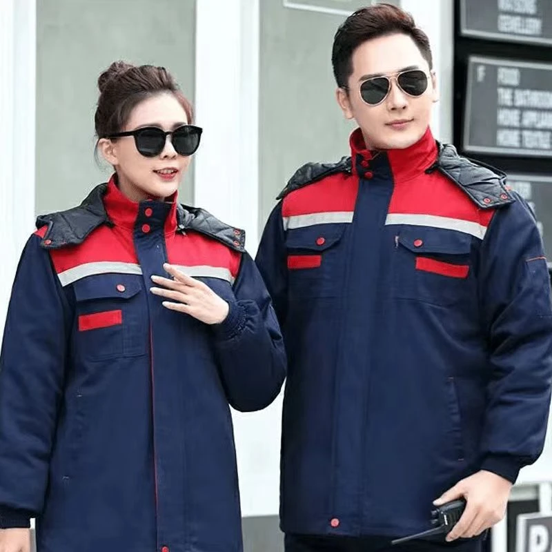 冬季耐磨劳保棉衣上衣冬装工装工作服防寒保暖工地加绒加厚秋冬