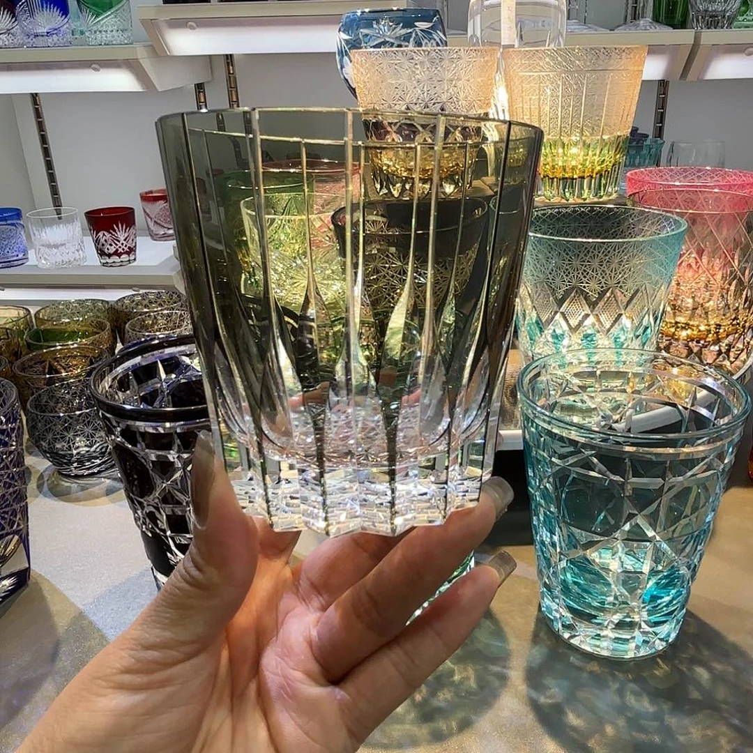 水晶玻璃吸管款颜*特价