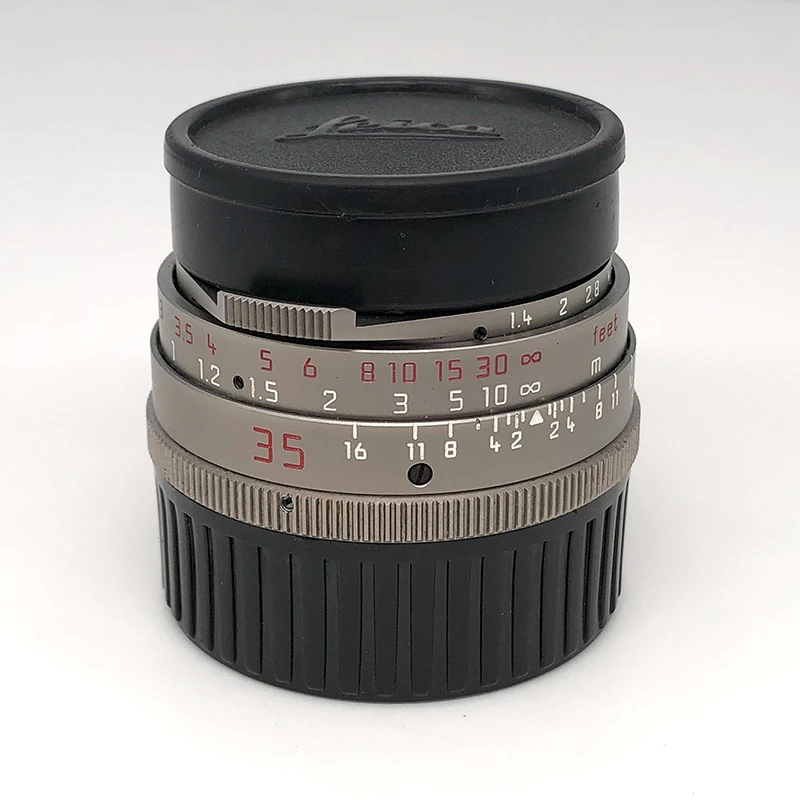 9新 Leica/徕卡 二手徕卡35/1.4圣光钛版镜头