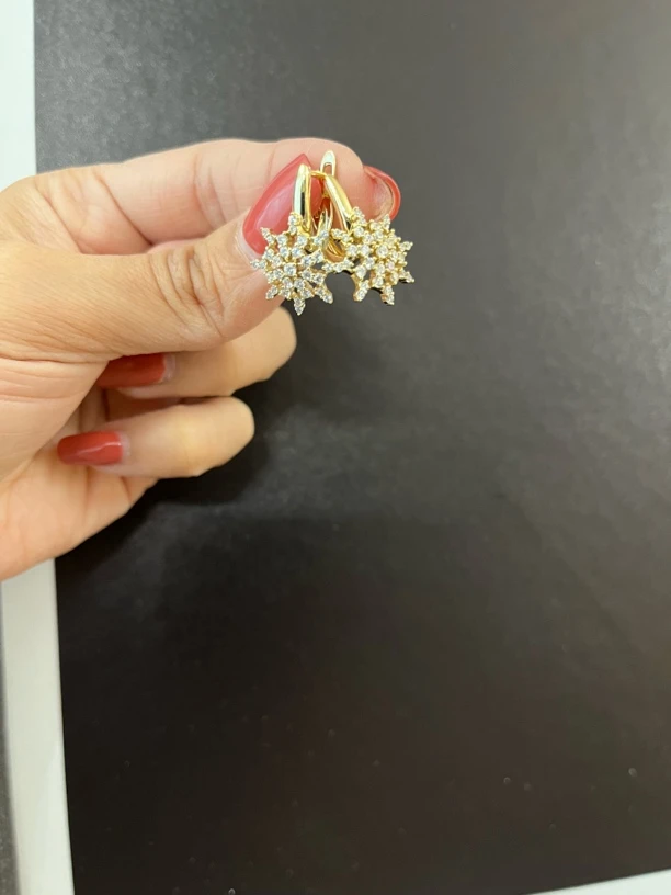 合金无非金属耳饰 外单时尚百搭不掉色耳环