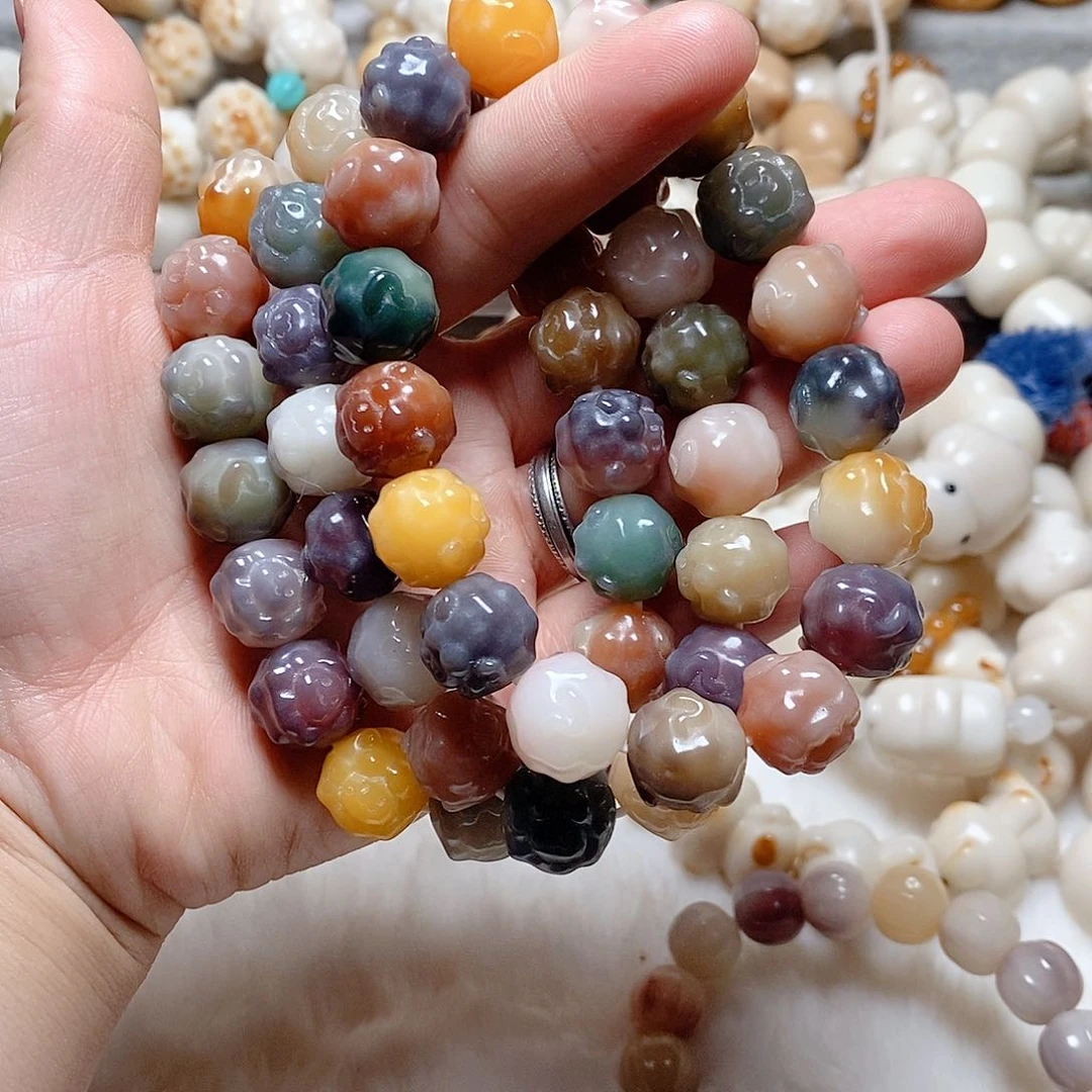 菩提根/象牙果吊坠菩提云朵羊手串*1