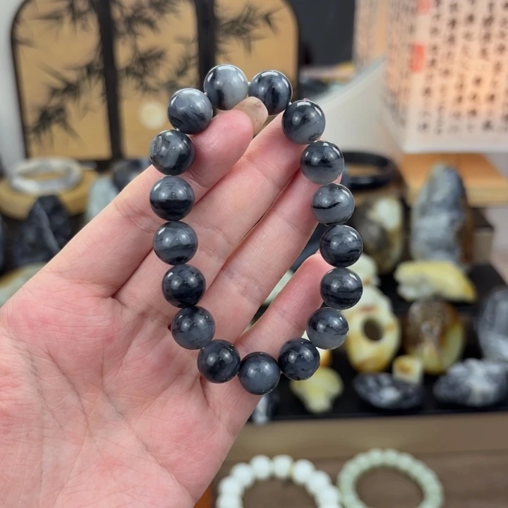 和田玉未镶嵌手链