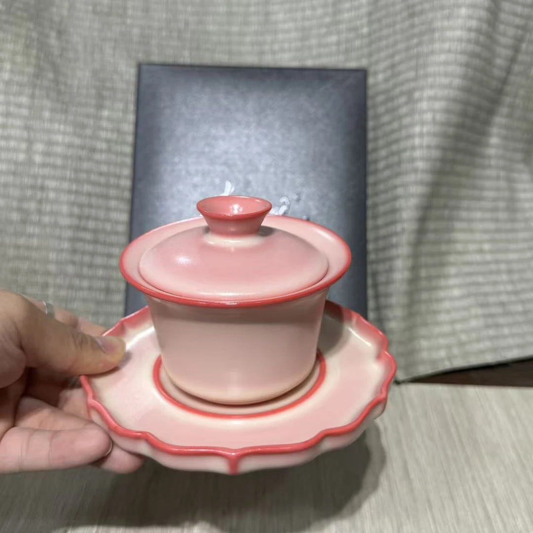 【中国邮政专属链接】陶瓷三才盖碗-3650