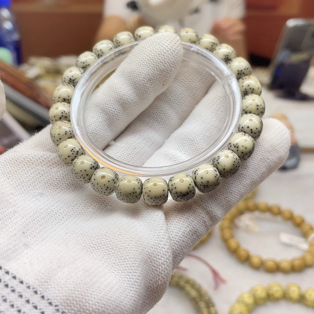 吊坠星月菩提9/8大眼通体骨瓷白