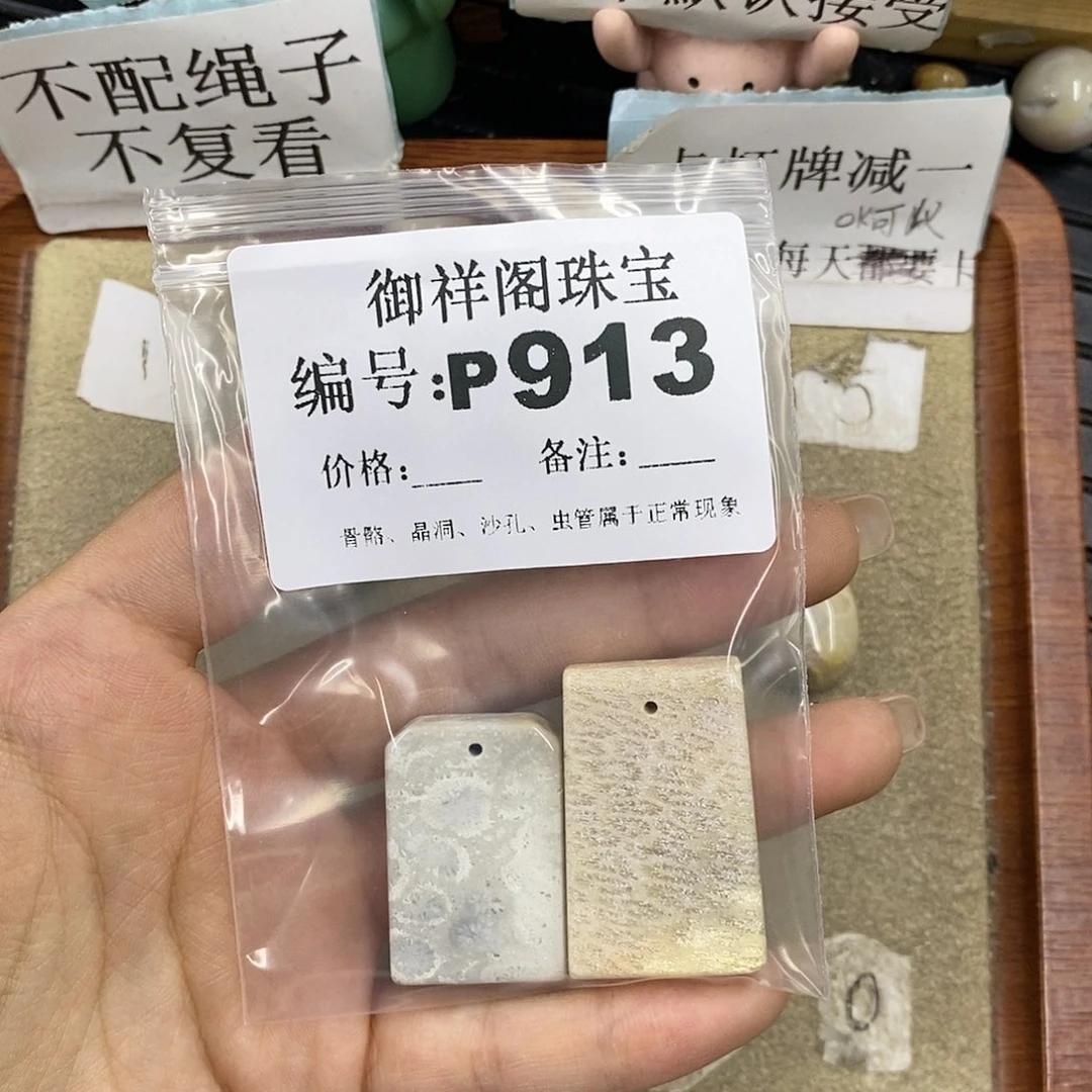 硅化珊瑚（珊瑚玉）未镶嵌颈饰腿***九