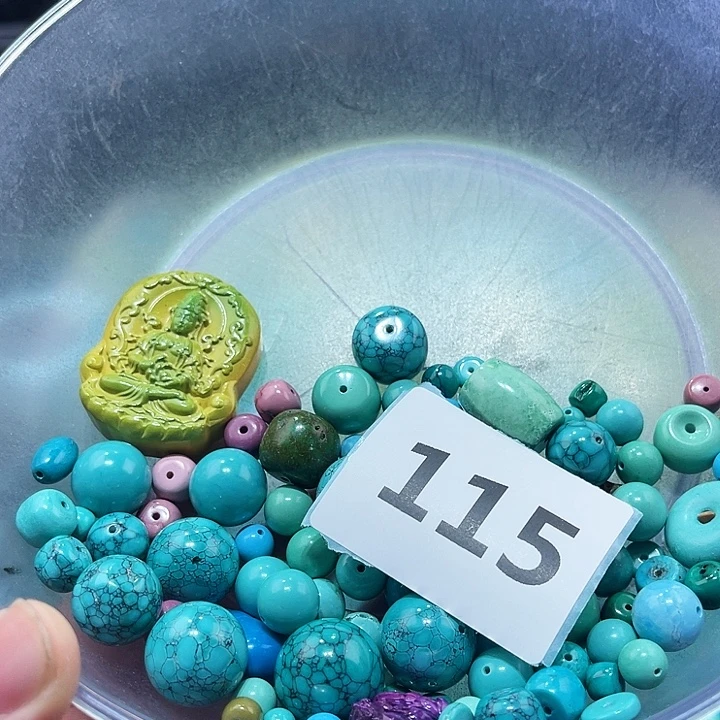 未镶嵌菱锰矿珠宝半成品