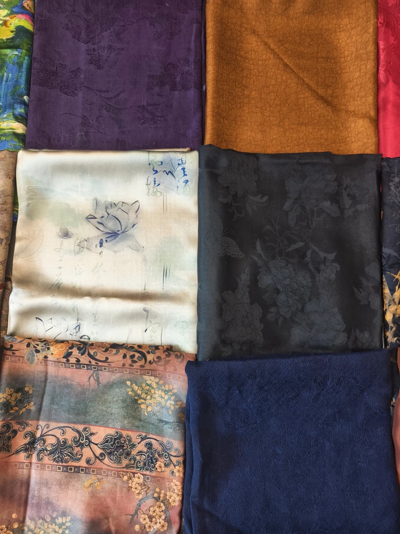 丝绸工厂样布花型展示  3