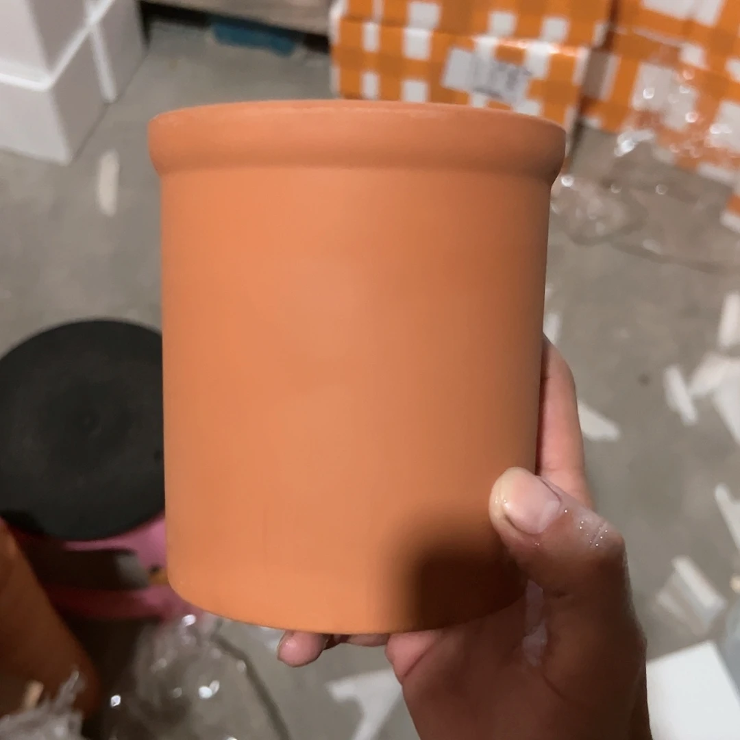 【闪购商品】红陶直筒12口13高1个