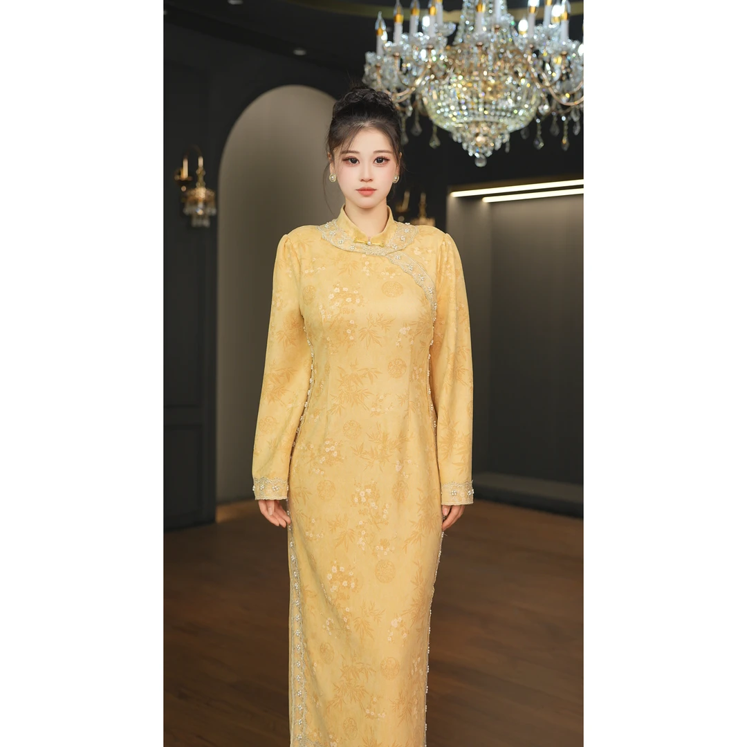 【拉夏贝尔】秋穗遗孀-021大码秋冬季连衣裙（DMX2582）