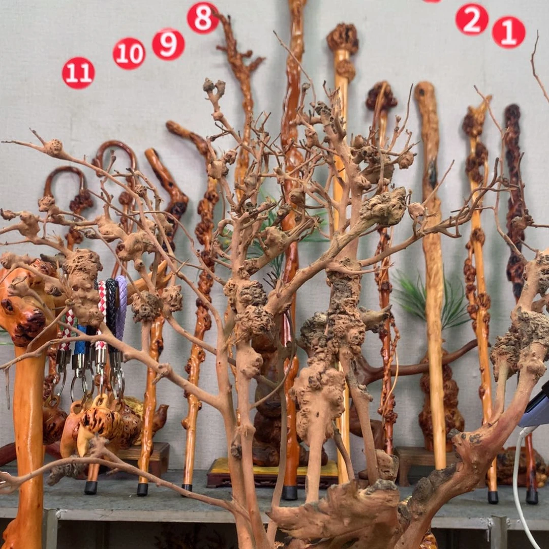 黑果木花**虫花枝天然实木带自然风化纹裂介意者勿拍