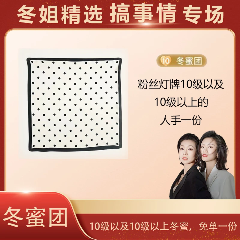 冬姐精选（10级以及10级以上冬蜜，免单一份）丝巾