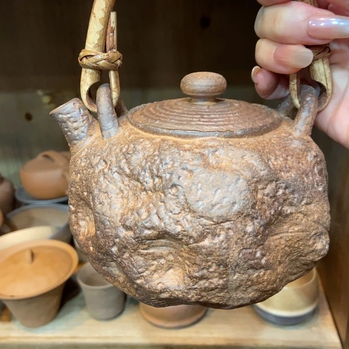 柴烧老岩泥高端茶器