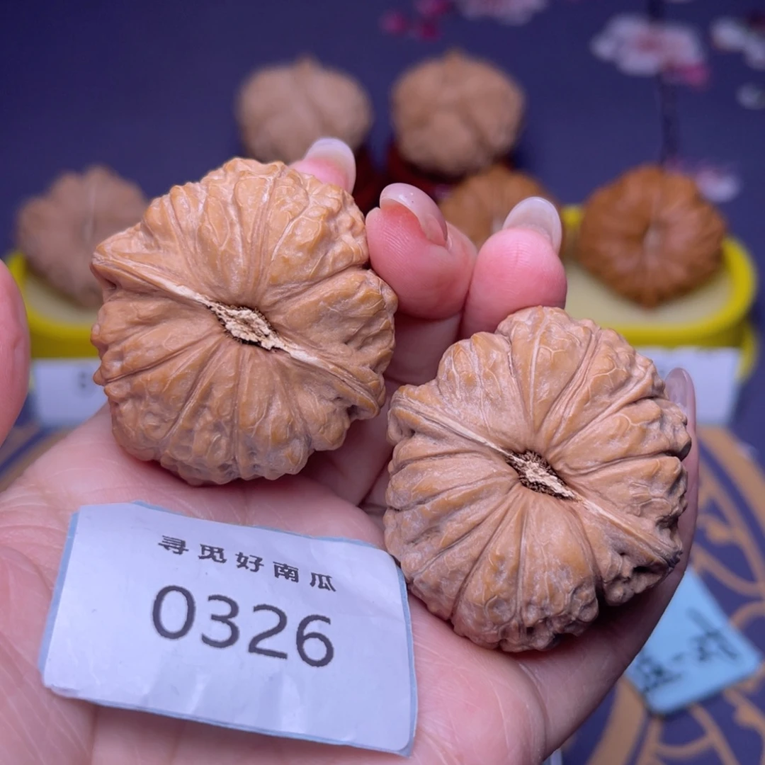 把件文玩核桃南瓜墩 42 0326