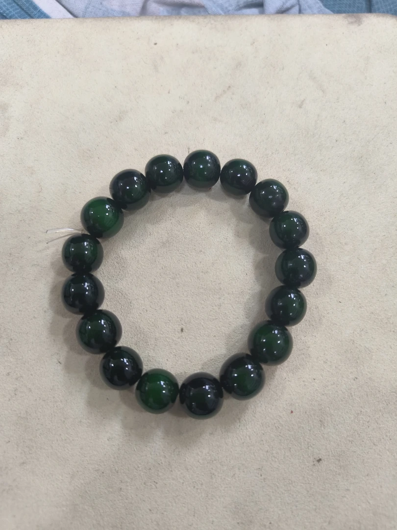 定制木珠12绿边料-4687