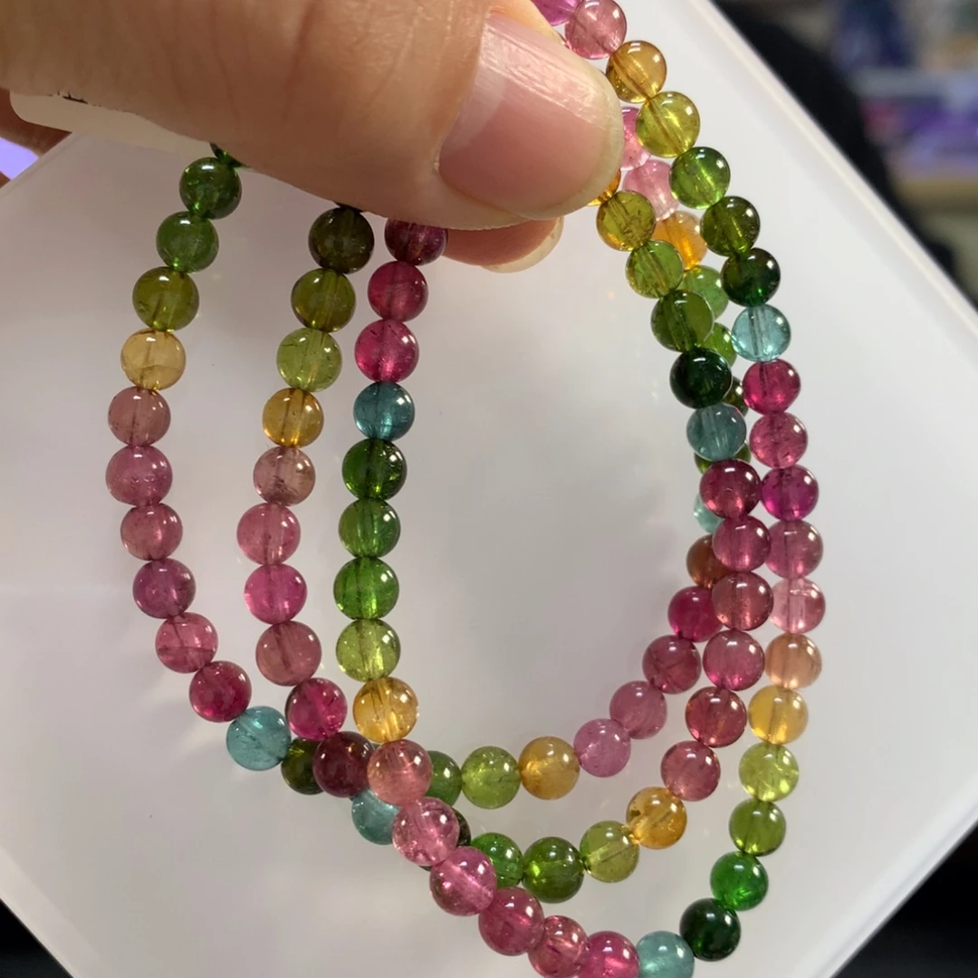 手链碧玺未镶嵌5.3左右