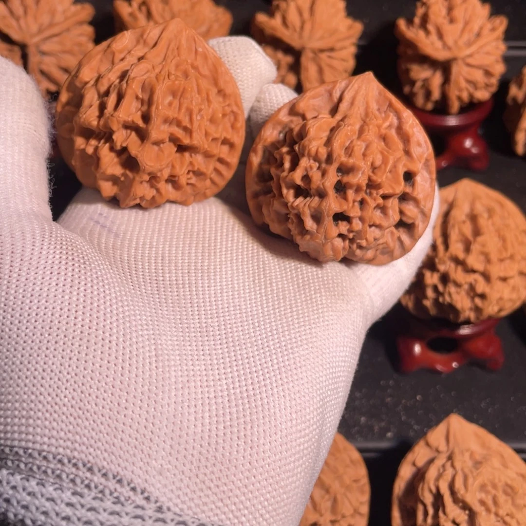 文玩核桃把件44官帽