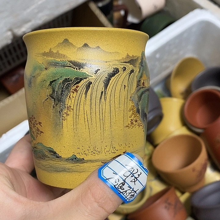 茶杯紫砂瑕疵不退不换