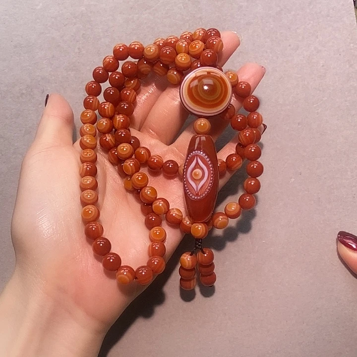 玛瑙/玉髓未镶嵌项链